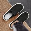 Big Size 47 Luxury Men Half Slippers Sandals Comfortable Breathable Canvas Casual Shoes Men Fashion Sneakers Leisure Men Slippers Slides Footwear Male