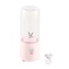 Juicer Machine Portable 500ml Mini Pink Juice Extractor 6 Leaf Blades USB Charging Juice Maker for