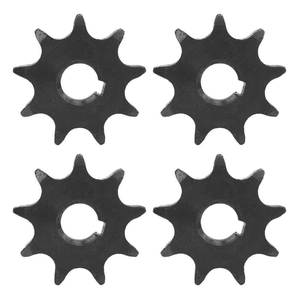 4 шт. 9T Звездочка двигателя Стабильная работа Высокая прочность Звездочка цепи 428 для Z2 Z3 Передача