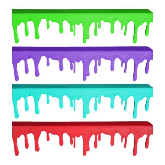 3D Printed Drop Bookshelf Ornament Glow-in-The-Dark Bleeding Drip Decoration Haunted