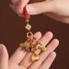 Jewelry Pendant Key Chains Rope Hangings Car Keyring Vintage Chinese Style Keychain  Unisex