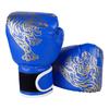 Boxing Gloves Breathable Sanda Boxing Gloves PU Leather Professional Boxing Gloves Fighting Taekwondo Mitts for Training Sandbag
