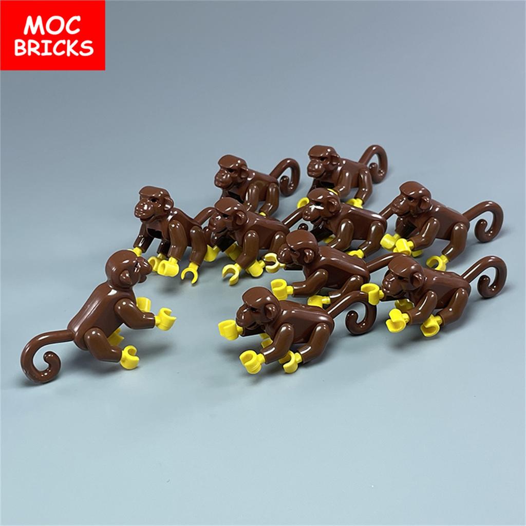 Нетоксичные Moc Кирпичи Животное Король Обезьян Легенда Путешествие на Запад Фигурка Действия Образовательные Строительные Блоки Игрушки Подарки для Детей