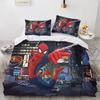 Marvel Spider-Man Duvet Cover Queen Size Bedding Set Polyester 3-Piece Set 1 Quilt Cover Home Decor