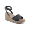 Crocs Бруклинские сандалии-клинья на одном ремешке Женские сандалии Черные 209406-07H