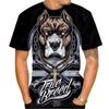 Summer Men's T-shirt Fierce Bulldog 3D Printed Cool Design Personalized Harajuku Style Boxing T-shirt Fashion Streetwear