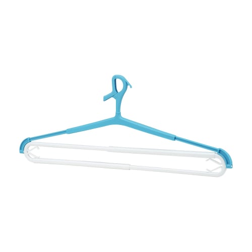 LEC "5-Hanging" Double Large Bath Towel and Sweatshirt Hangers (Set of 2) W-425