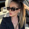 Retro Square Sunglasses Women 2025 Luxury Brand Designer  For Men Small Square  Sun Glasses New Ladies Vintage Eyeglasses