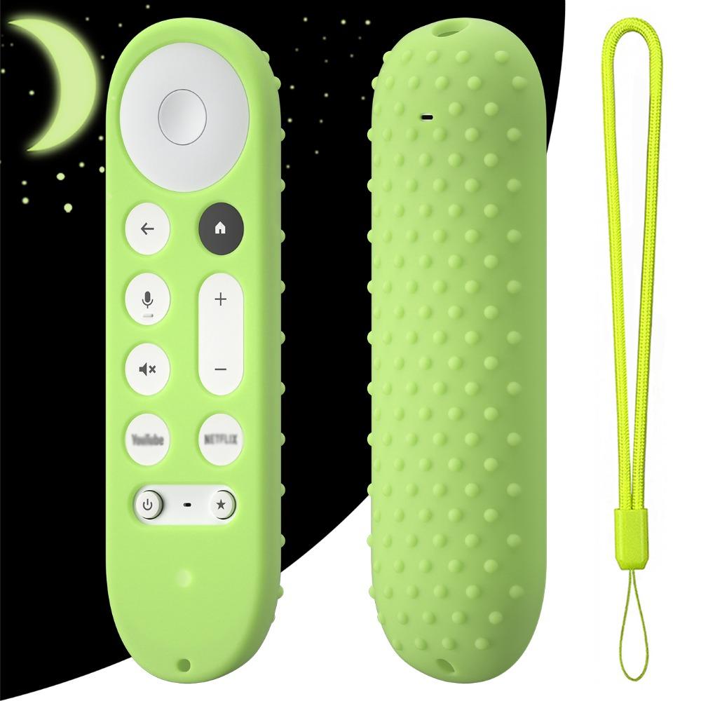 Silicone Remote Controller Cover Anti-scratch Remote Protective Case for Google TV Streamer 4K 2024 Voice Remote Control
