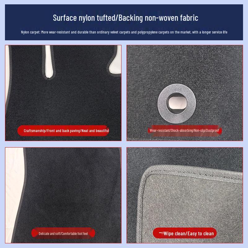 Compatible Floor Mats and Full Coverage Nylon Trunk Mat for Boulevard 2007-2012