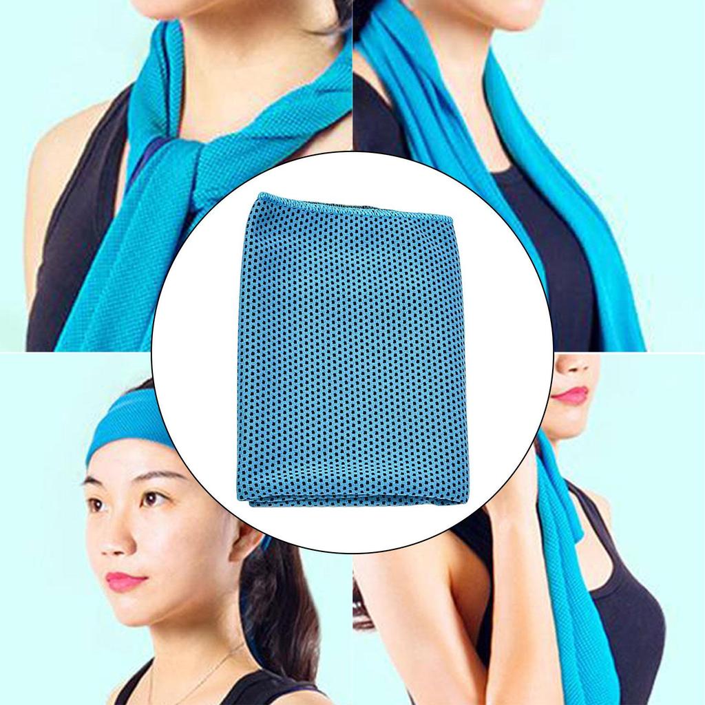 Cooling Towel Breathable Sweat Towel 40"x 12" Chilly Ice Cold Head Band Neck