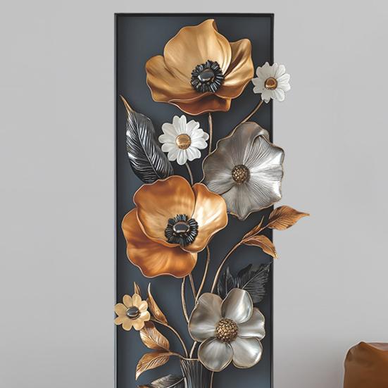 Наклейки на стену в виде цветочной вазы 3D винтажная цветочная наклейка на стену самоклеящаяся водонепроницаемая наклейка на стену для гостиной спальни дивана фон