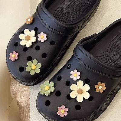 Набор модных шармов для обуви 10 шт. Аксессуары Пряжка для обуви с отверстиями Милый маленький цветок DIY для сумок Bogg Декор для обуви