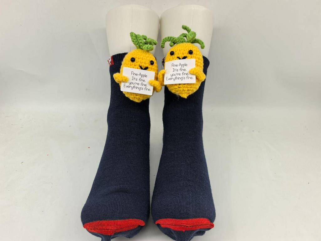 Уютные рождественские вязаные носки с животными - Теплые и милые для осени и зимы