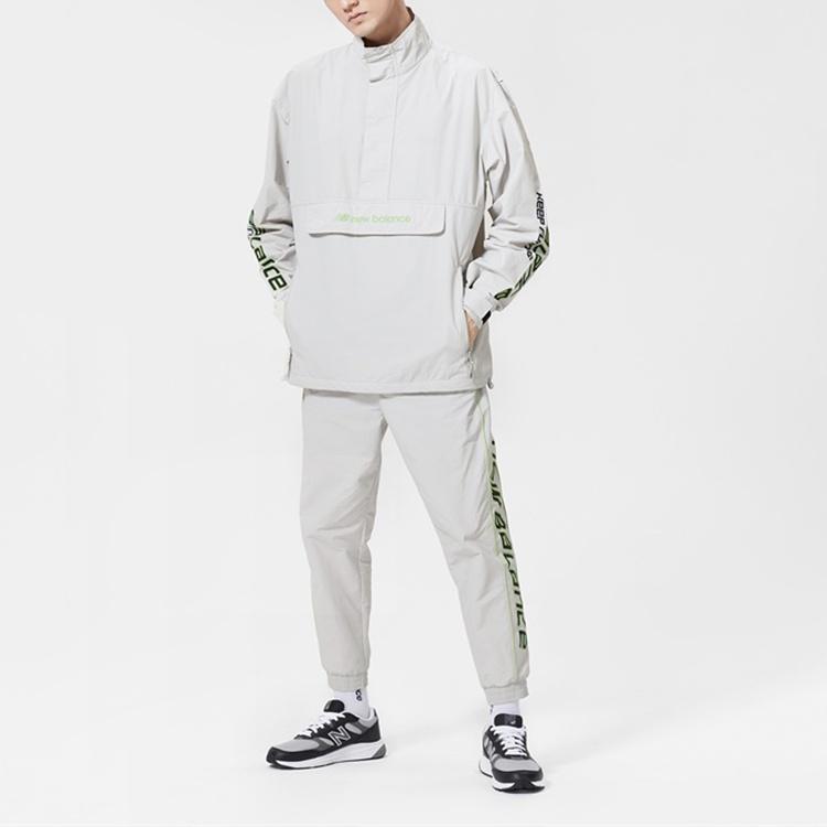 New Balance Keep Running Sweatshirt Asia Sizing 'White' Men's AMJ03321-LAN