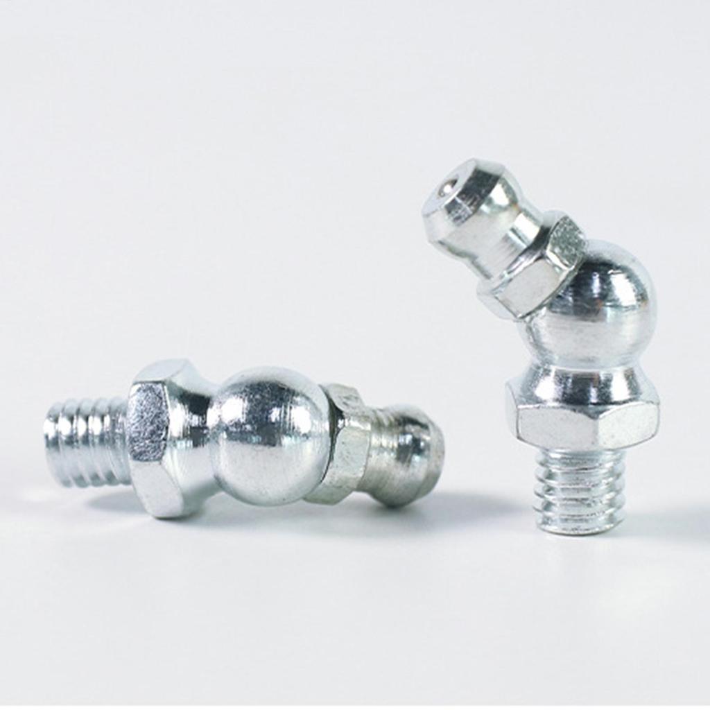 Штуцер пресс-масленки Угольник 90 градусов Запасные штуцеры 10 штук Метрический пресс-шприц для Автомобильной Техники Промышленного Трактора