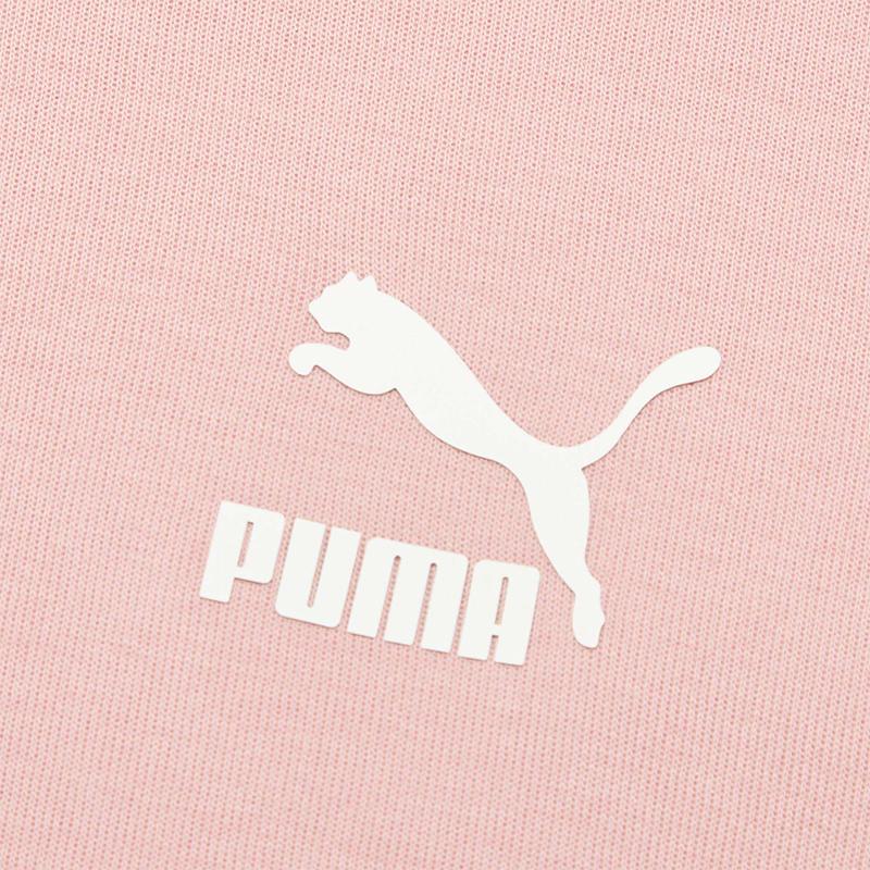 Puma Платье-худи с цветным блоком и принтом логотипа в панельном стиле для женщин, платья для новобрачных, розового цвета 532185-14