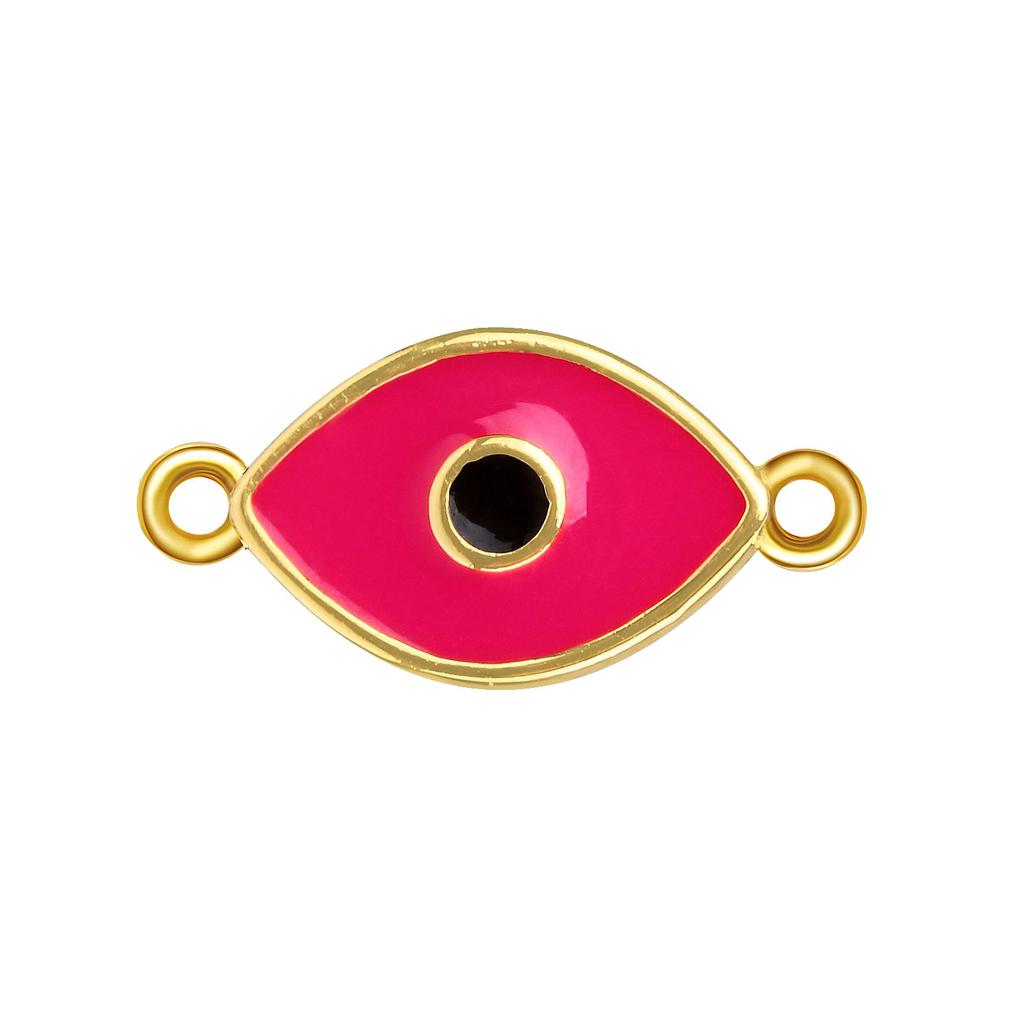 Подвеска-ожерелье и браслет с цирконием «Сглаз» для женщин, аксессуары для ювелирных изделий ручной работы, материалы для изготовления брелоков