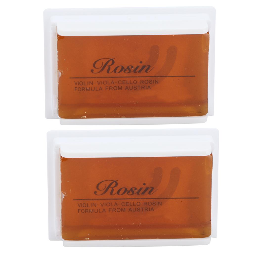 2 шт. Канифоль для скрипки, смычка, аксессуар для струнного инструмента, малопыльная, универсальная для альта, виолончели LETO601
