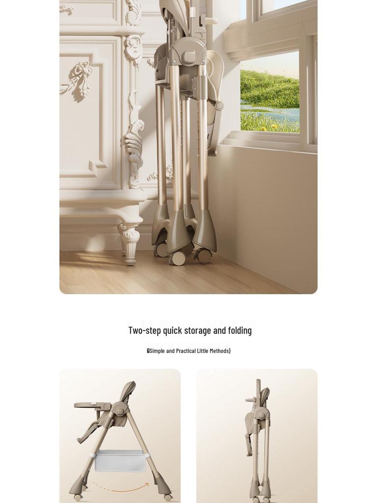 Многофункциональный портативный детский стульчик для кормления и набор обеденного стола