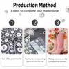 Pearl Painting Art Handmade Flower Boots DIY Pearl Decoration Painting