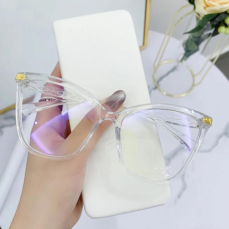Anti-Blue Light Eyeglasses Cat Eye Glasses - Frame Women Optical Computer Eyewear Radiation Protection Spectacle Lunette Homme