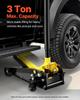 Low Profile Floor Jack 3 Ton Heavy Steel Single Piston Hydraulic Pump