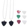 Cosplay Guitar Pick Necklace Ergonomic Adjustable Music Note Guitar Pick Pendant for Everyday Wear And Jewelry Gift