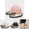 2023 Korean Style Ladies Bags Wholesale White Black Brown Pink Gray Pu Cross-border Fashion Shoulder Bag Embroidered Bag