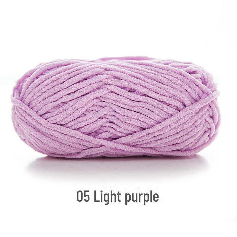 Snowball Mengzaizi DIY Wool Crochet Kit: Knitted Blanket, Scarf, Doll, Slippers