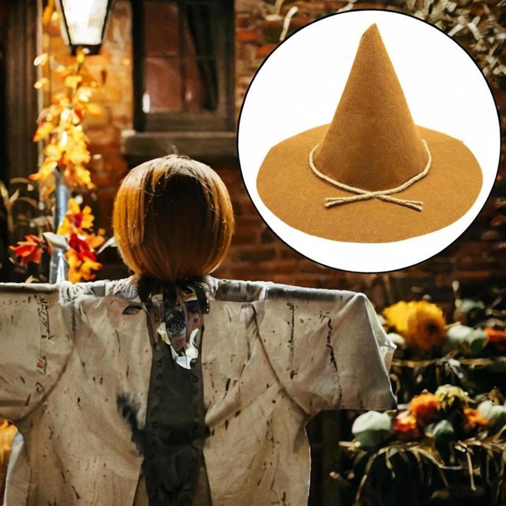 Хэллоуин Шляпа Пугала Новинка Остроконечная для Маскарада Фестиваля Карнавала