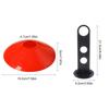 20Pcs Soccer Disc Cones Training Sports Cones Agility Soccer Cones with Plastic Bracket for Sports Field Cones Marker