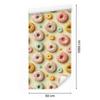 Colorful Donuts Wallpaper Cream and Beige for Living Room and Bedroom 50x1000
