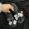 Аксессуары для обуви Cave, Цветы для обуви, Трендовые, Трехмерные Кристальные Бриллианты, Высококлассное Ощущение, Пряжка для обуви, Съемные, Украшение верха обуви