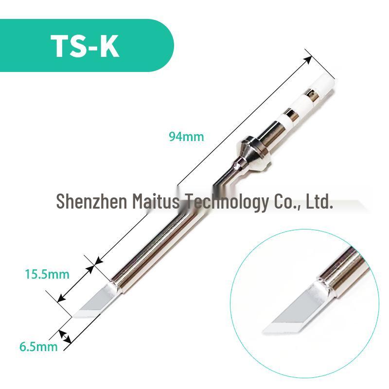 Экологичные наконечники для паяльника TS100 без свинца - Универсальные формы: острый, нож и скошенный