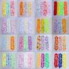 50 Pcs/100 Pcs  Wreath Set Garland Artificial Necklace  Flowers Leis Party Supplies Hanging Pendant Decoration