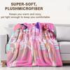 Soft Flannel Throw Blanket for Couch Chair Aesthetic Bedspread with Strawberry Shortcake Design for Kids Boys Girls