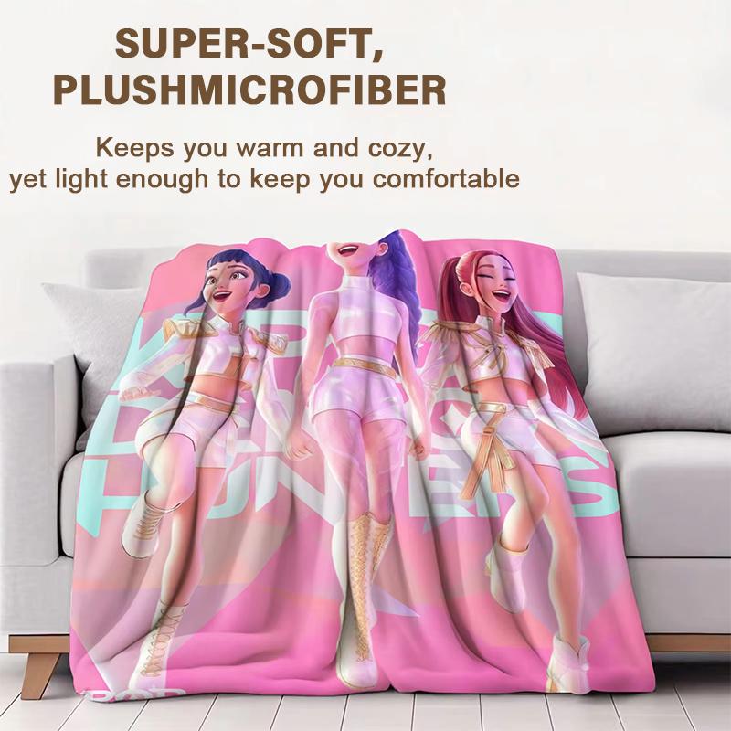 Soft Flannel Throw Blanket for Couch Chair Aesthetic Bedspread with Strawberry Shortcake Design for Kids Boys Girls