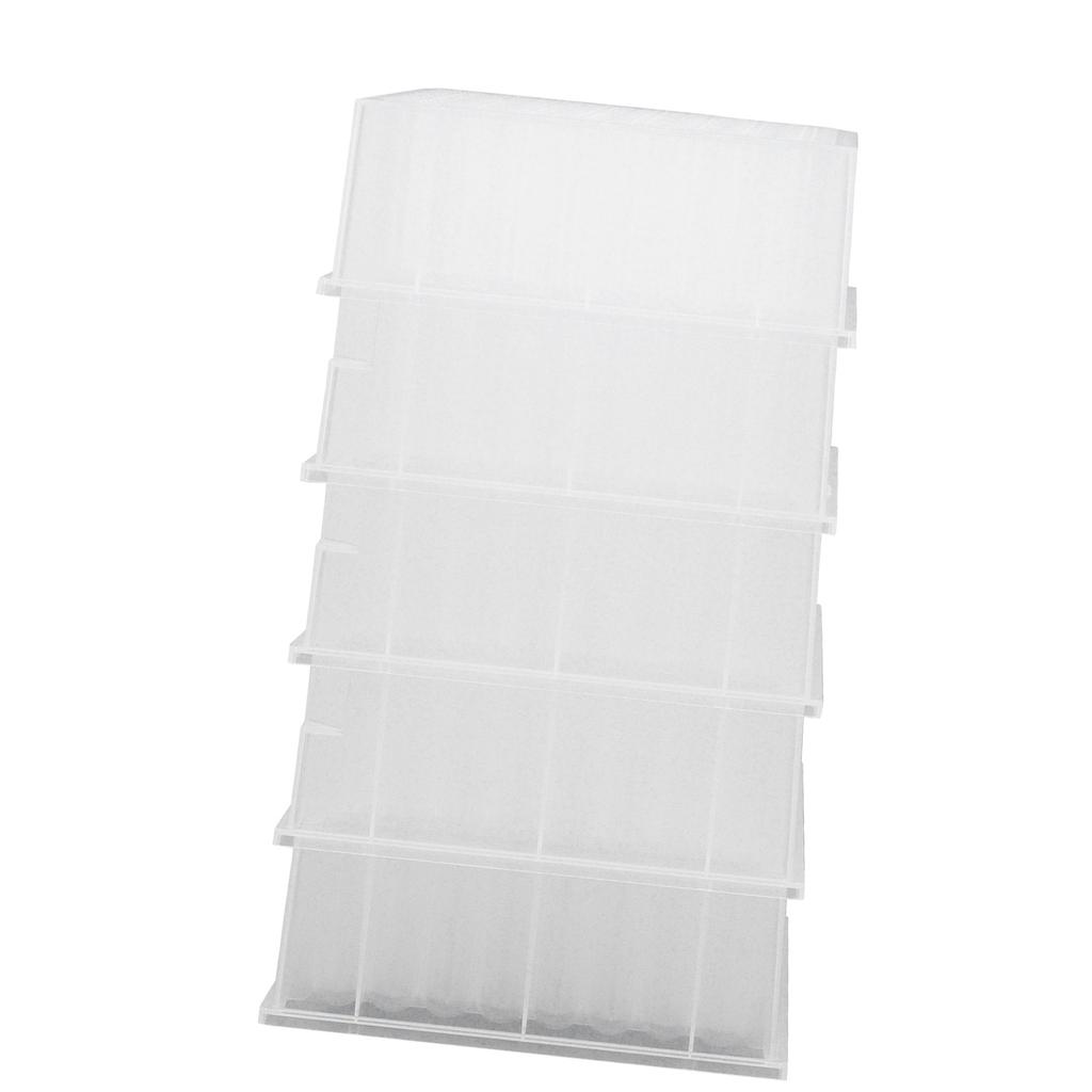 5PCS Deep Well Storage Plate PP Plastic 32mm Height 96 Round Holes Laboratory Deep Well Plate