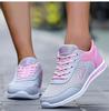 Fashion Breathable Sneakers For Women 2025 New Fashion Solid Color Soft Women Sneakers Mesh Fabric Lace Up Woman Shoes Female Footwear