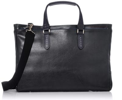 Деловая сумка-тоут Kiwada Demonda, темно-синяя, сделана в городе Тоёока, префектура Хёго, Мекке сумок