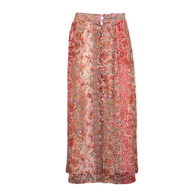 Женская длинная юбка Joa с цветочным принтом в стиле пэчворк LA PETITE ETOILE