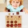 Montessori Early Education Geometric Shape Set Pairing Cognitive Hand Fine Movements Early Education Enlightenment Pairing Stereo Puzzle