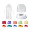 Colorful Baby Bottle Cover Cap Replacement /Collar Rings Feeding Bottle Accessories Fitting for Pigeon PP-material