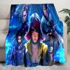 Cyberpunk Plush Blanket Perfect All Seasons Soft Comfortable Sofa Office Nap Travel Birthday Gift Christmas Present