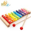 Wooden Eight-Note Xylophone Toy for Children - Orff Music Log Instrument