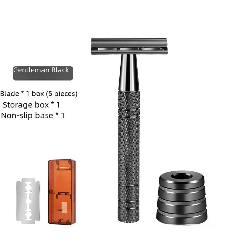 Двусторонняя ручная бритва розового золота