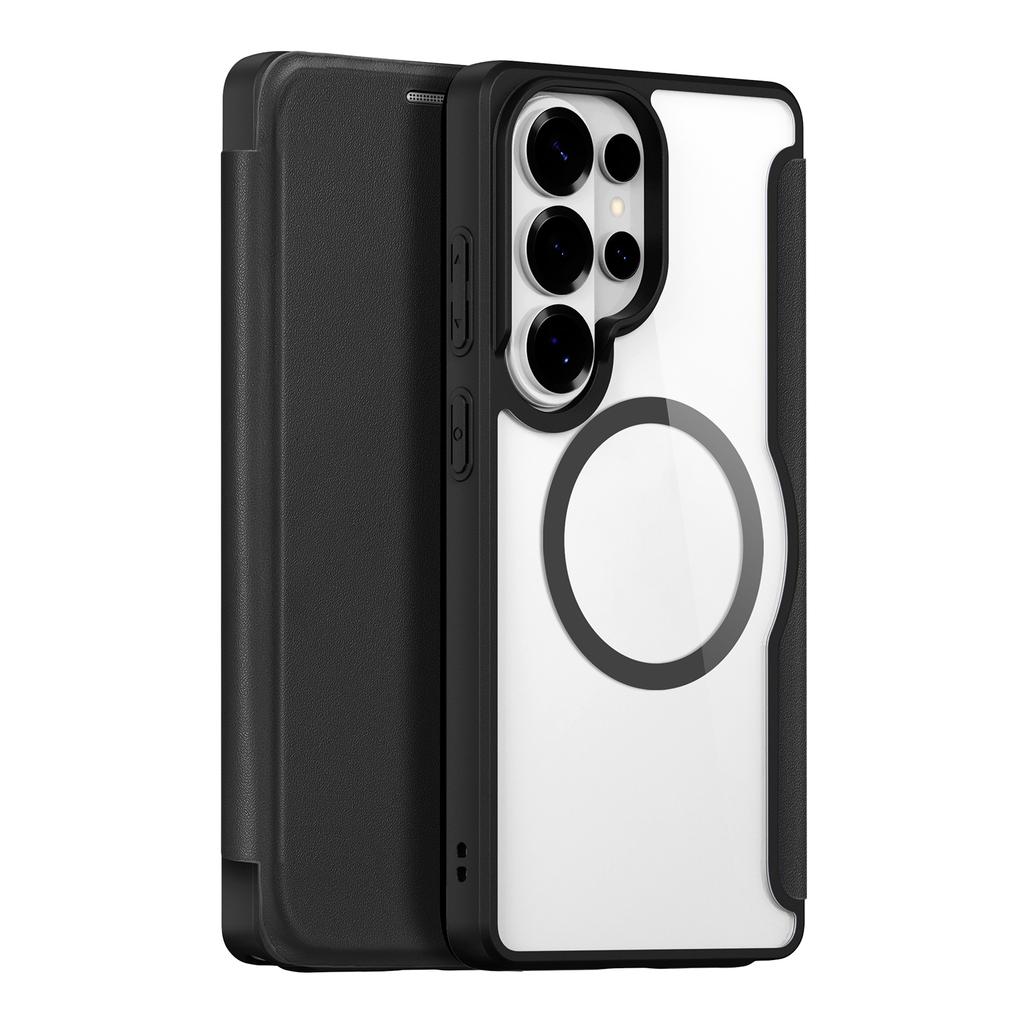 For Samsung Galaxy S26 Ultra Magnetic Case DUX DUCIS Skin X Pro Series Flip Leather Cover