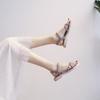 Flat-soled Sandals Female Student Soft-soled Small Fresh with Skirt Word Belt Summer Versatile Sandals