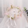 Floral Butterfly Hairband For Women Fairy Exquisite Floral Ribbon Hair Crown Spring Outdoor Hair Decor Hook Hair Accessories